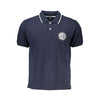North Sails Blue Cotton Men Polo Shirt