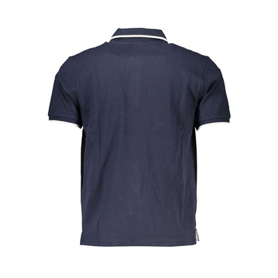 North Sails Blue Cotton Men Polo Shirt