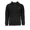 Sergio Tacchini Black Cotton Men's Hooded Sweatshirt