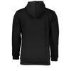 Sergio Tacchini Black Cotton Men's Hooded Sweatshirt