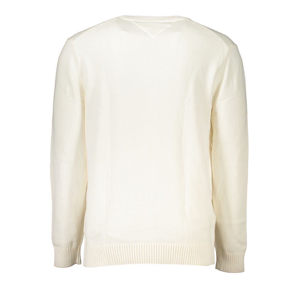 Tommy Hilfiger White Cotton Men's Sweater
