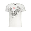 Cavalli Class Bianco Cotton Men T-Shirt