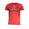 Cavalli Class Rosso Cotton Men T-Shirt
