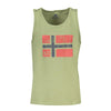 Norway 1963 Green Cotton Men Shirt