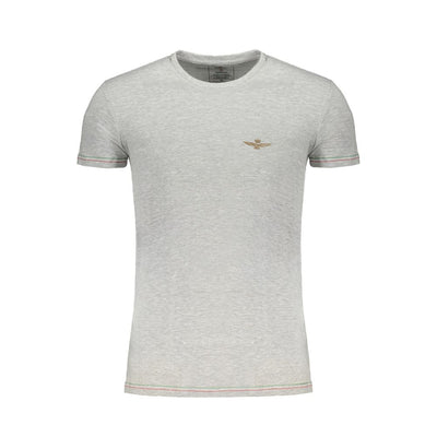 Aeronautica Militare Brown Cotton Men T-Shirt