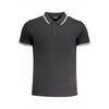 Cavalli Class Black Cotton Men's Polo Shirt