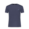 Timberland Blue Cotton Men's Slim-Fit T-Shirt
