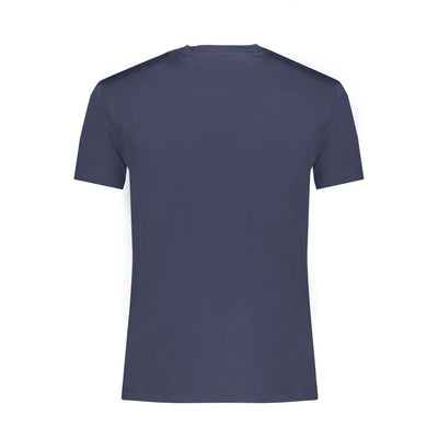 Timberland Blue Cotton Men's Slim-Fit T-Shirt