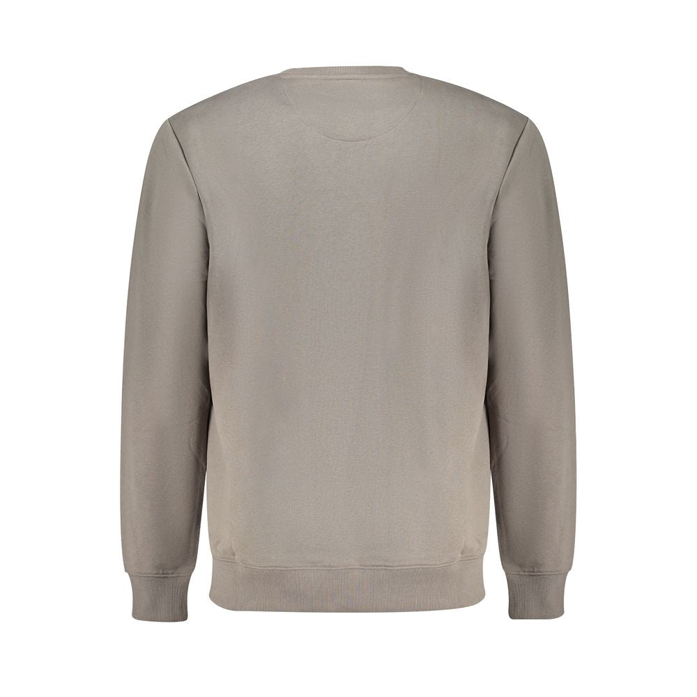 Lee Grigio Cotton Men Sweatshirt