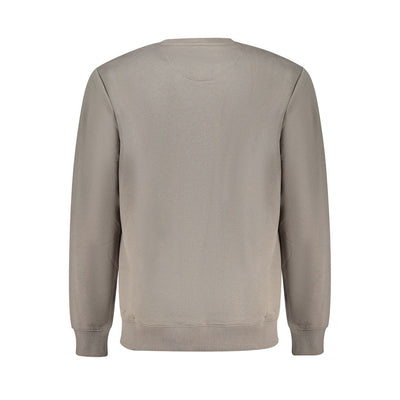 Lee Grigio Cotton Men Sweatshirt