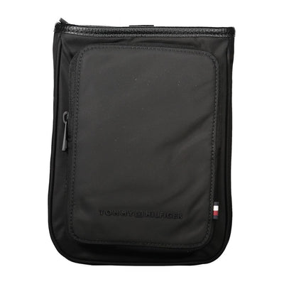 Tommy Hilfiger Black Polyester Men's Shoulder Bag