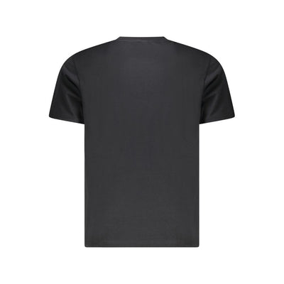 North Sails Black Cotton Men T-Shirt