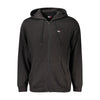 Tommy Hilfiger Black Cotton Men's Hoodie Sweatshirt