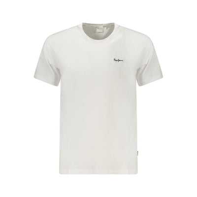 Pepe Jeans White Cotton Men's T-Shirt