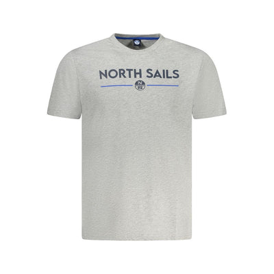 North Sails Brown Cotton Men T-Shirt