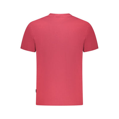 Napapijri Rosso Cotton Men's T-Shirt