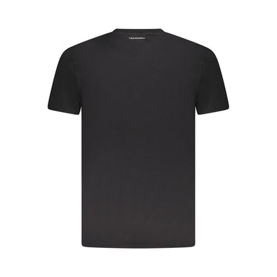 Trussardi Nero Cotton Mens T-Shirt