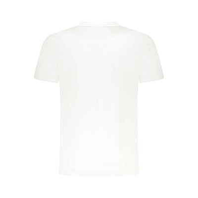 Cavalli Class White Cotton Men T-Shirt