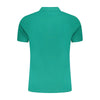Cavalli Class Green Cotton Men Polo Shirt
