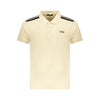 Cavalli Class Beige Cotton Men Polo Shirt