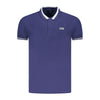 Cavalli Class Blu Cotton Men Polo