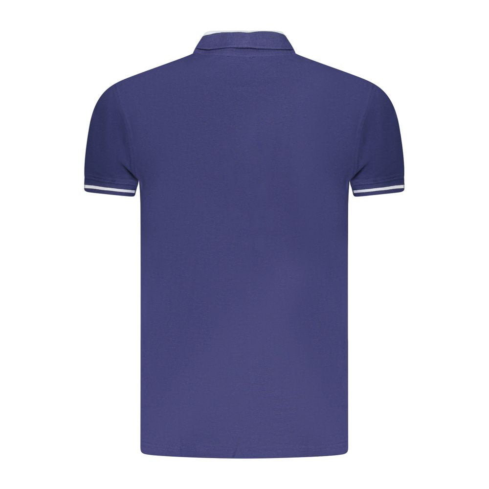 Cavalli Class Blu Cotton Men Polo