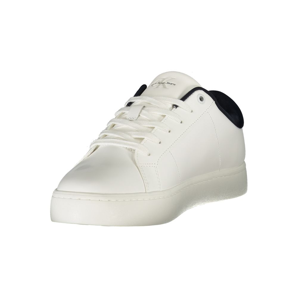 Calvin Klein Bianco Polyurethane Men Sneaker