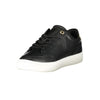 Tommy Hilfiger Black Leather Women Sneaker