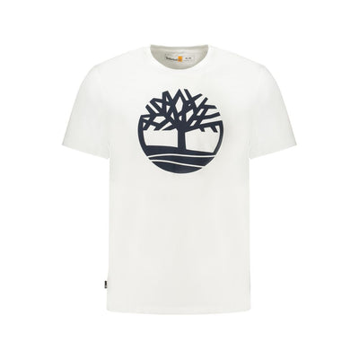 Timberland Bianco Cotton Men T-Shirt