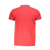Cavalli Class Red Cotton Men Polo Shirt