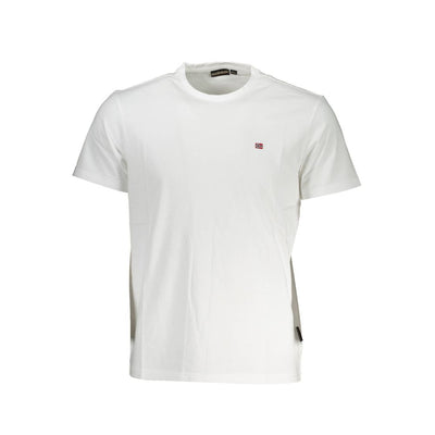 Napapijri Bianco Cotton Men T-Shirt
