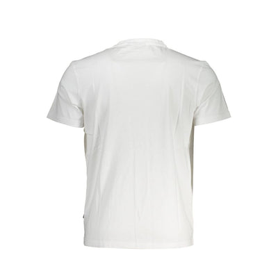 Napapijri Bianco Cotton Men T-Shirt