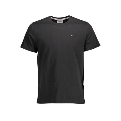 Tommy Hilfiger Black Organic Cotton Men T-Shirt