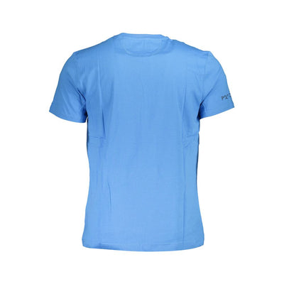 La Martina Blu Cotton Men T-Shirt