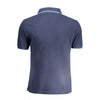 La Martina Blue Cotton Men Polo Shirt