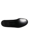 Dolce & Gabbana Black Velvet Slip On Loafers Formal Shoes