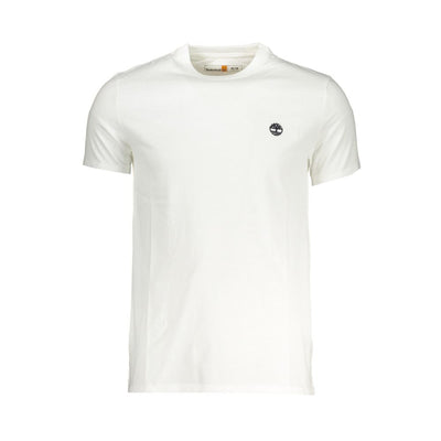 Timberland White Cotton Men T-Shirt