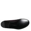 Dolce & Gabbana Red Black Jacquard Slip On Loafers Shoes