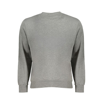 North Sails Gray Cotton Men Sweater