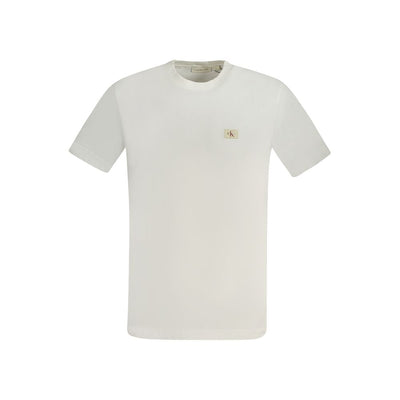 Calvin Klein Bianco Cotton Men T-Shirt