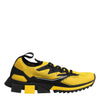Dolce & Gabbana Yellow SORRENTO Sport Stretch Sneakers Shoes