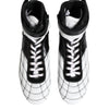 Dolce & Gabbana Black White Leather High Top Sneakers Shoes