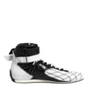 Dolce & Gabbana Black White Leather High Top Sneakers Shoes