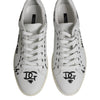 Dolce & Gabbana White London Calf Leather Men Sneakers Shoes