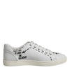 Dolce & Gabbana White London Calf Leather Men Sneakers Shoes