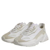 Dolce & Gabbana White Low Top Daymaster Men Sneakers  Shoes