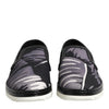 Dolce & Gabbana Black Tropical Slip On Men Sneakers Shoes