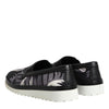 Dolce & Gabbana Black Tropical Slip On Men Sneakers Shoes
