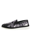 Dolce & Gabbana Black Tropical Slip On Men Sneakers Shoes