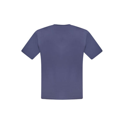North Sails Blue Cotton Men T-Shirt